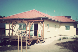 Dřevostavba na klíč - Bungalov L terasa- reference